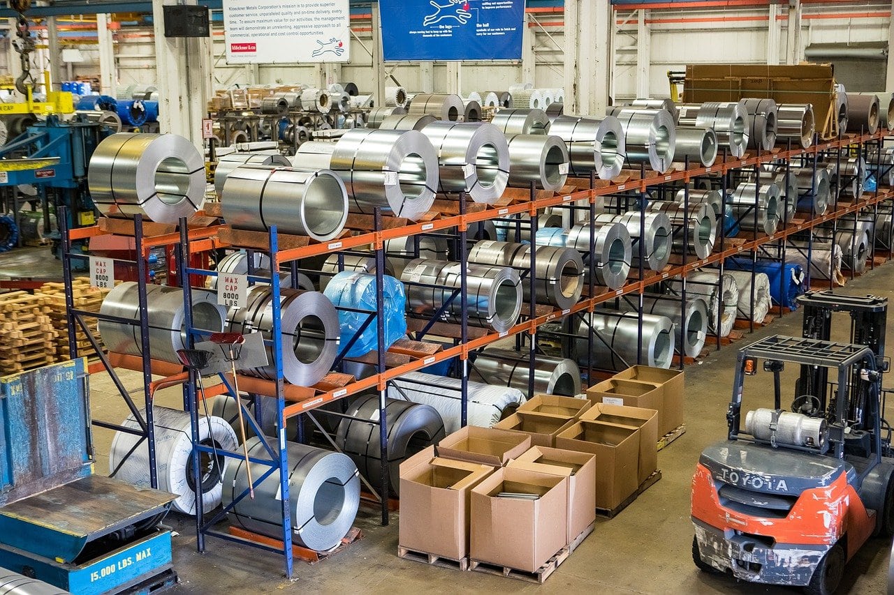 steel coil warehouse 4395773